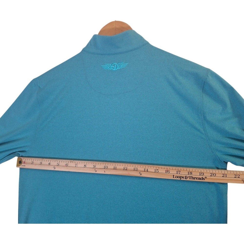 Straight Down Mens US Open LACC 123rd 1/4 Zip Pullover Blue Small Golf - Picture 7 of 10